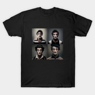 Marcel Marceau Portrait Illustration T-Shirt